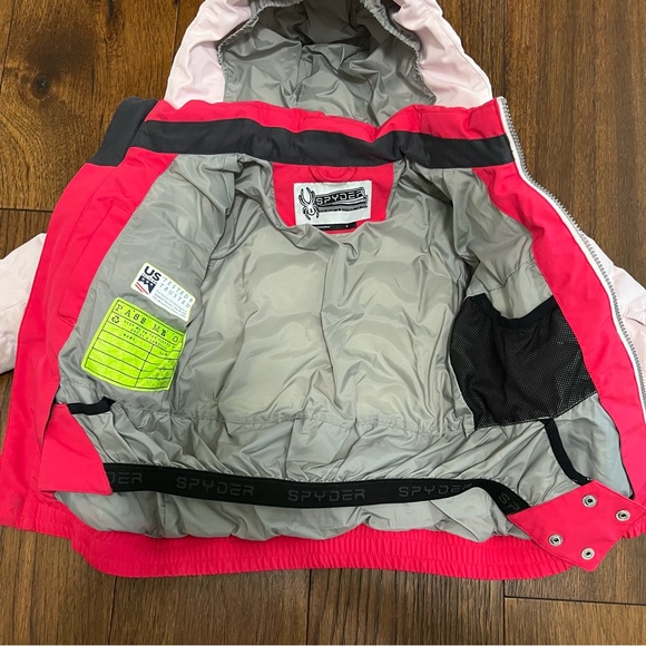 Spyder Ski and Snow Jacket - Little Girls Zadie Synthetic Down - Picture 4 of 12